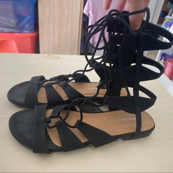 Used (No Tassels) West Blvd Dakar Gladiator Sandals 7 - Picture 2 of 4
